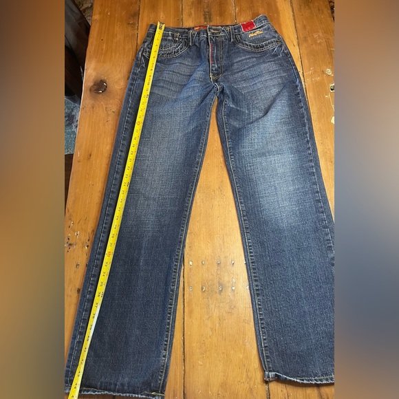 Vintage Men’s Stash House Straight Leg Embellished Blue Jeans size 34 - Picture 11 of 12